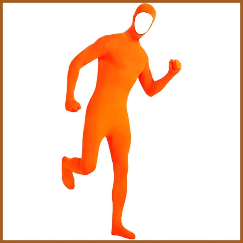 Spandex Costume Bodysuit with Back Zipper for Halloween